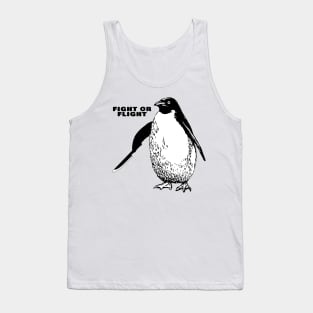 fight or flight Penguin Tank Top